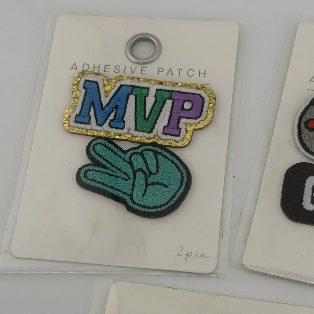 Sports Gaming Themed Patches - Lot of 5 Packs